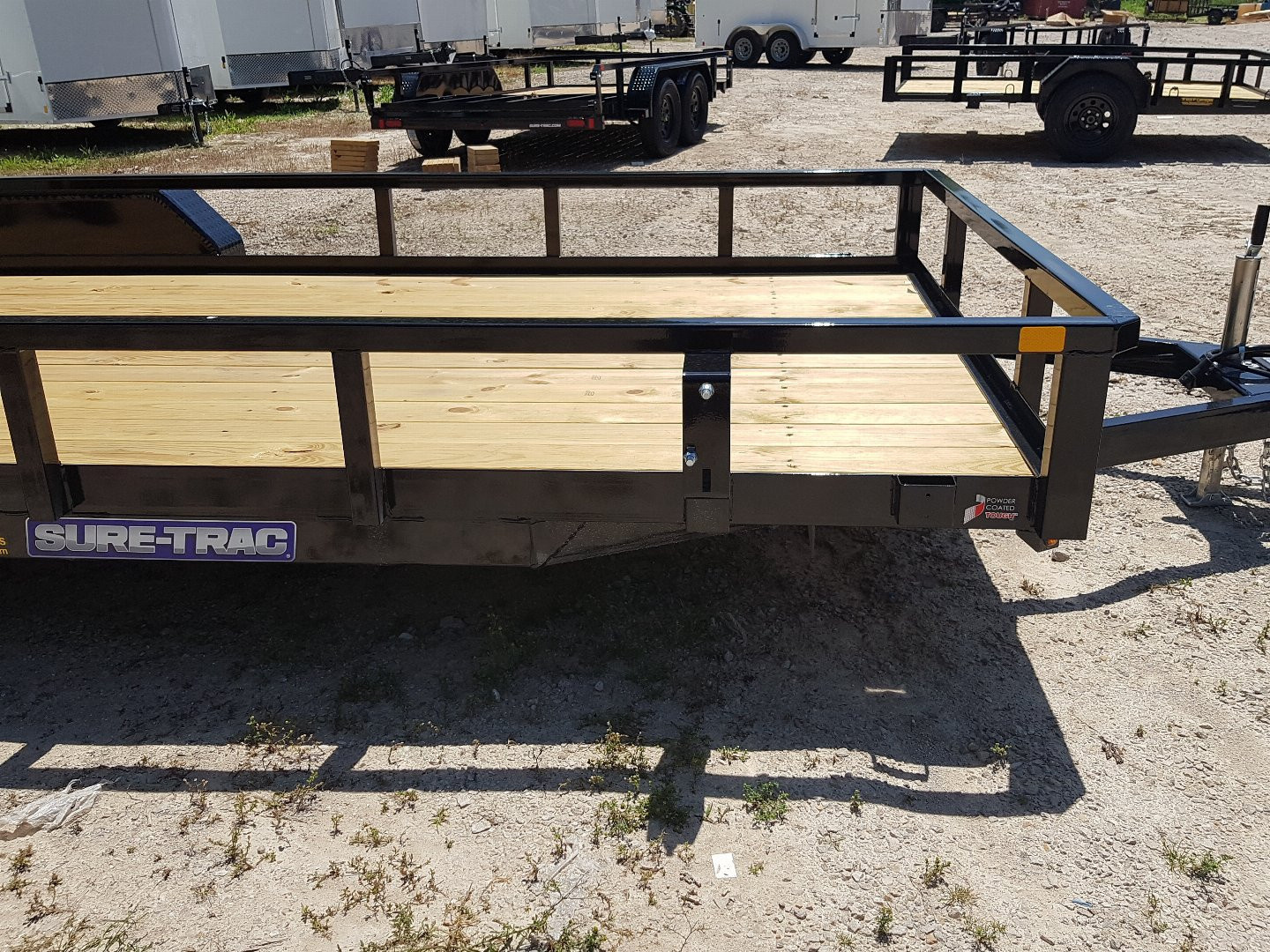 New 2026 Sure-Trac 7 x 16 Tube Top Utility Trailer 7K