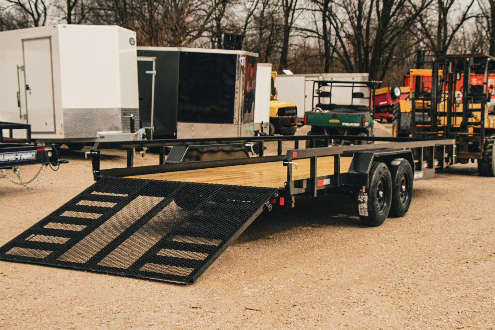 New 2026 Sure-Trac 7 x 16 Tube Top Utility Trailer 7K