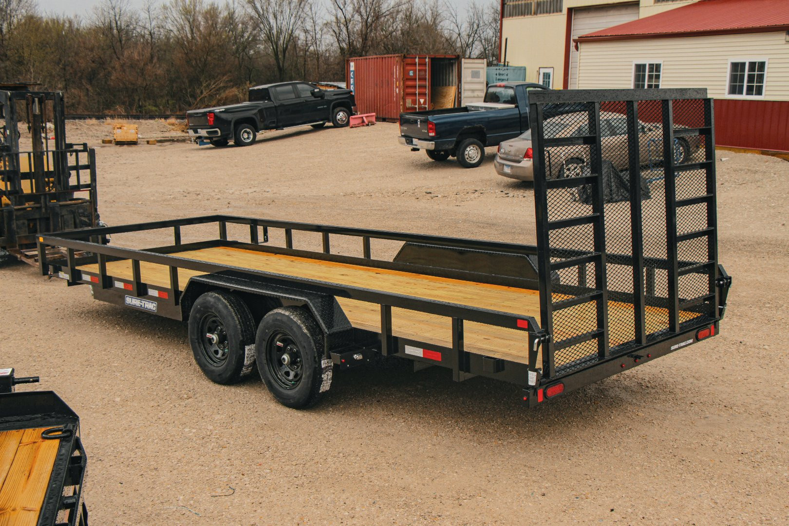 New 2026 Sure-Trac 7 x 16 Tube Top Utility Trailer 7K