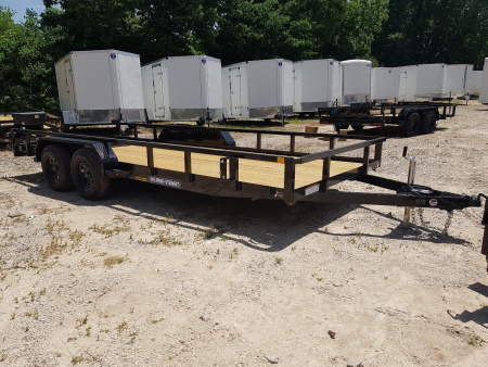 New 2026 Sure-Trac 7 x 16 Tube Top Utility Trailer 7K