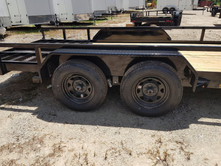 New 2026 Sure-Trac 7 x 16 Tube Top Utility Trailer 7K