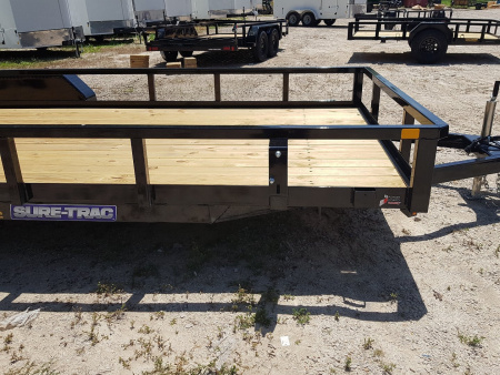 New 2026 Sure-Trac 7 x 16 Tube Top Utility Trailer 7K