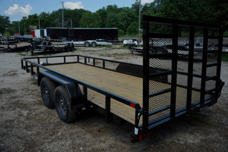 New 2026 Sure-Trac 7 x 16 Tube Top Utility Trailer 7K