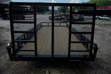 New 2026 Sure-Trac 7 x 16 Tube Top Utility Trailer 7K