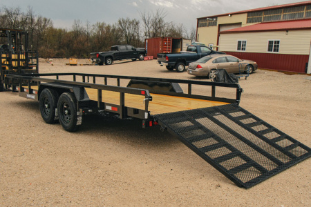 New 2026 Sure-Trac 7 x 16 Tube Top Utility Trailer 7K