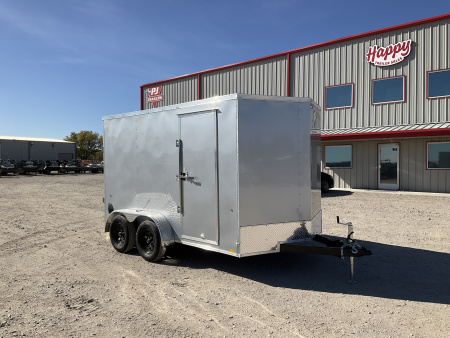 New 2026 Compass 7'x12' Enclosed Cargo Trailer - Indigo DLX