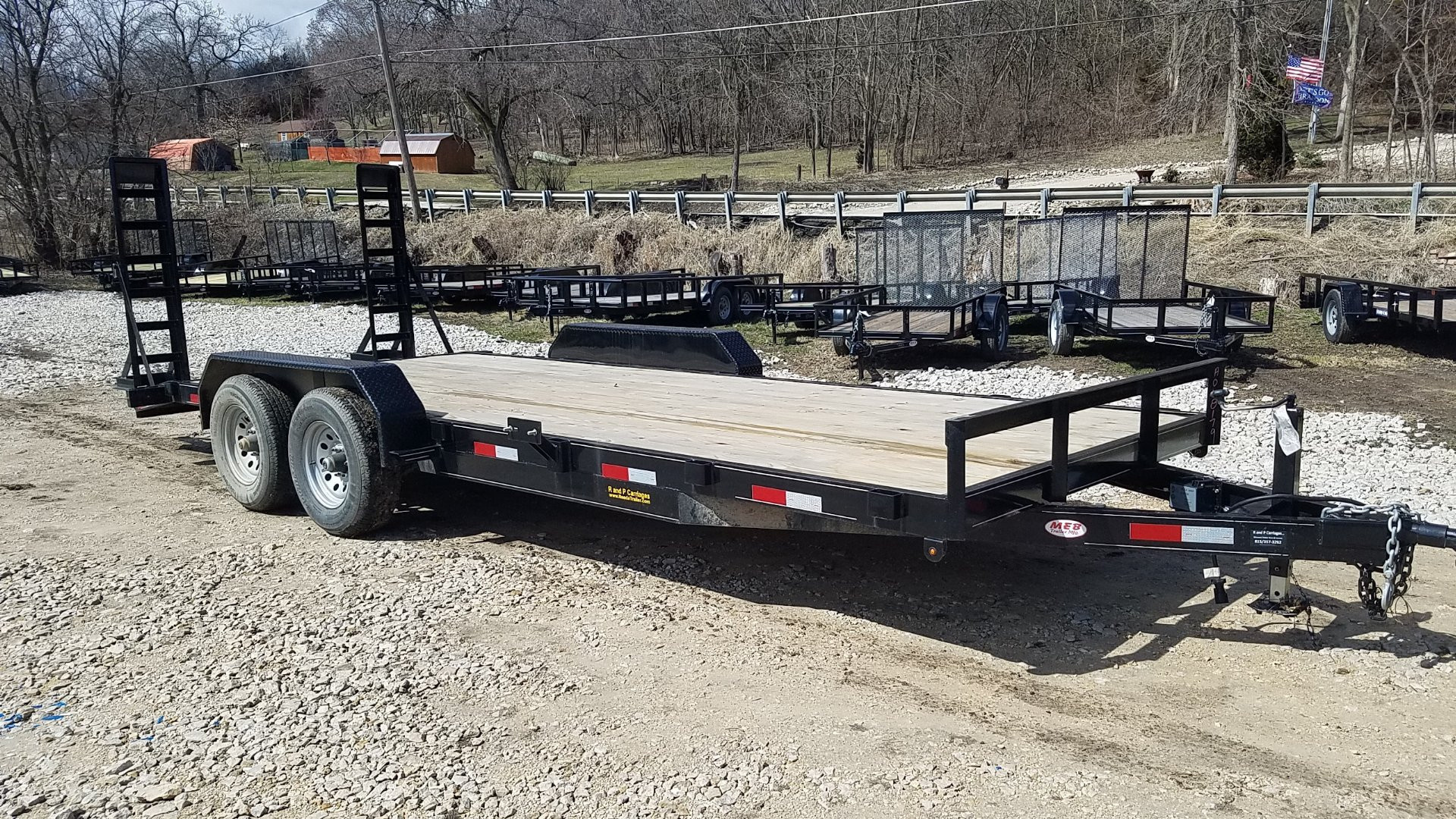 New 2026 MEB MEB 7x20 12K Equipment Trailer