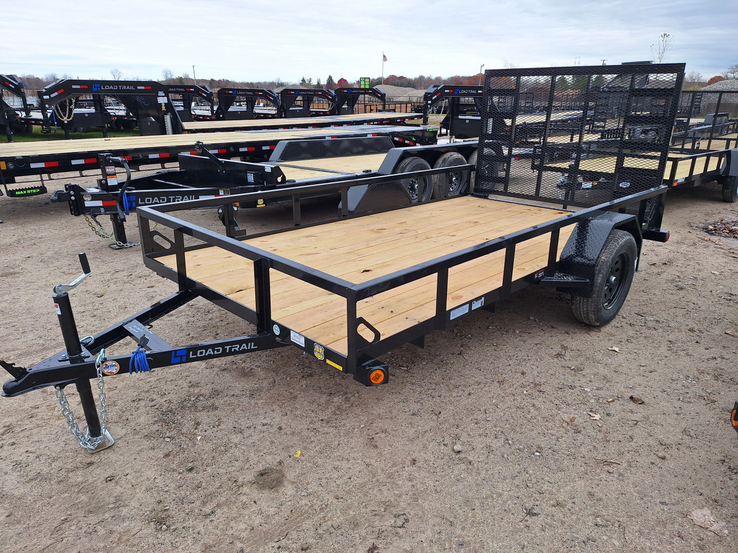 New 2026 Load Trail 77x12 Lowside Single Axle Landscape Trailer
