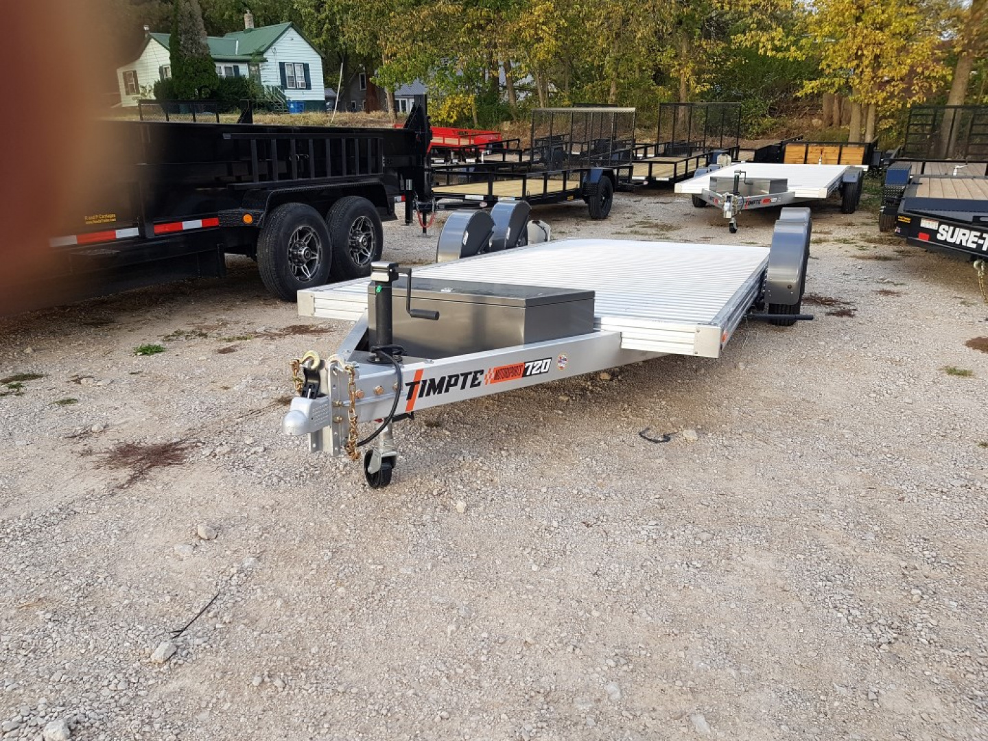 New 2026 Timpte 7x20 REV 3 Hydraulic Aluminum Car Hauler 7K