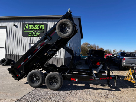 New 2026 MAXXD D7X 72X12 Dump Trailer 9.9k GVWR, Wireless kit, tarp, ramps