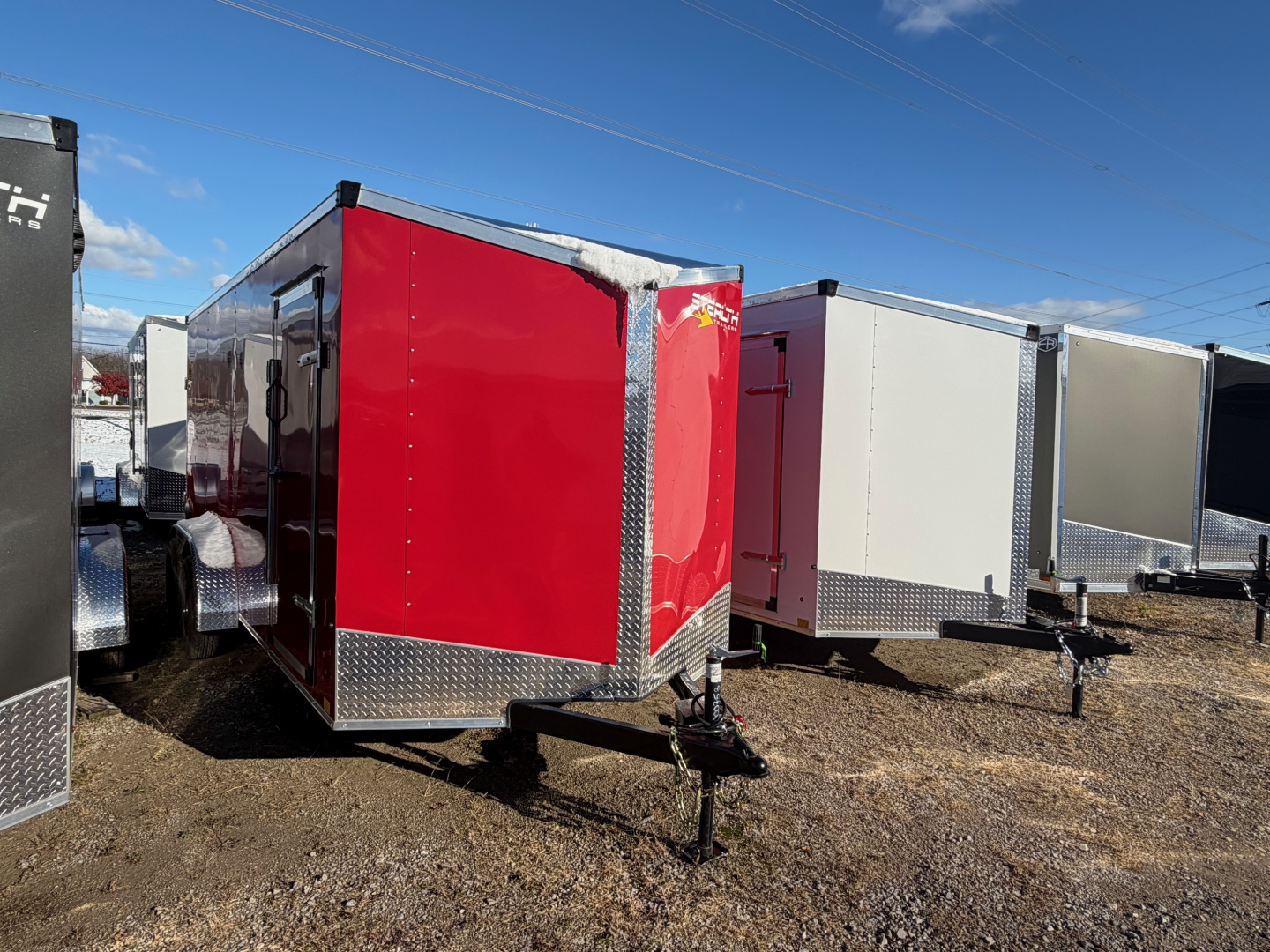 New 2026 Stealth 7 X 16 Cargo / Enclosed Trailer with Ramp Door and 6ft 6in interior Height