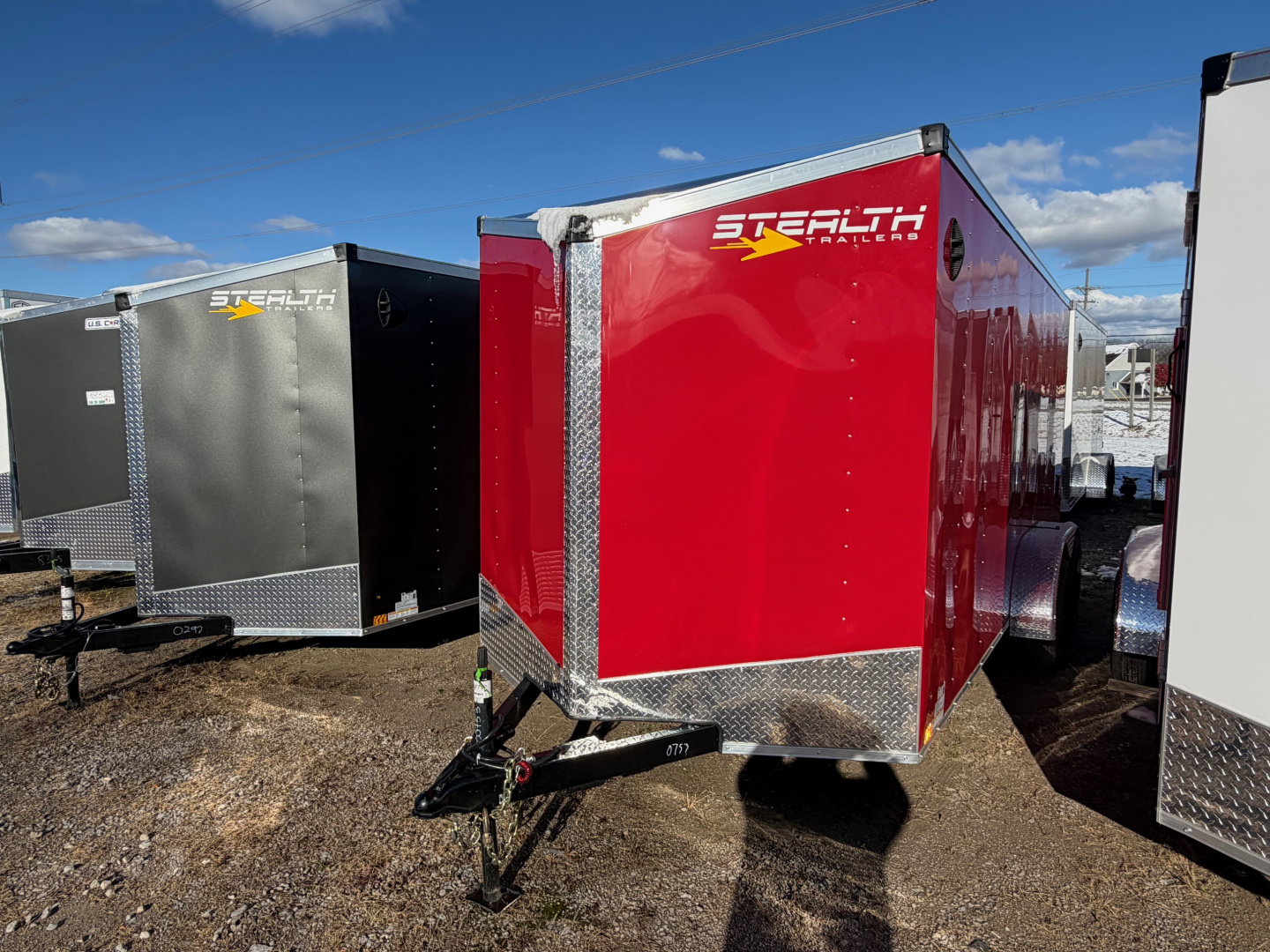 New 2026 Stealth 7 X 16 Cargo / Enclosed Trailer with Ramp Door and 6ft 6in interior Height