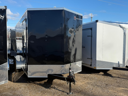 New 2026 7 x 16 Cross Enclosed Trailer with 7ft interior with RAMP DOOR