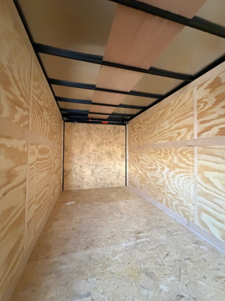 New 2026 7 x 16 Cross Enclosed Trailer with 7ft interior with RAMP DOOR