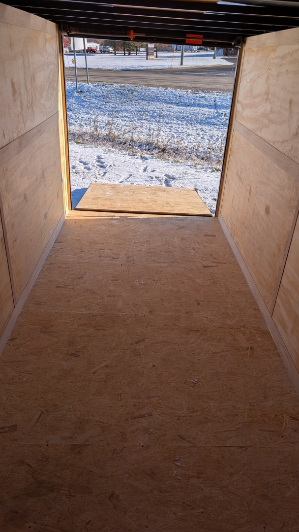 New 2026 7 x 16 Cross Enclosed Trailer with 7ft interior with RAMP DOOR