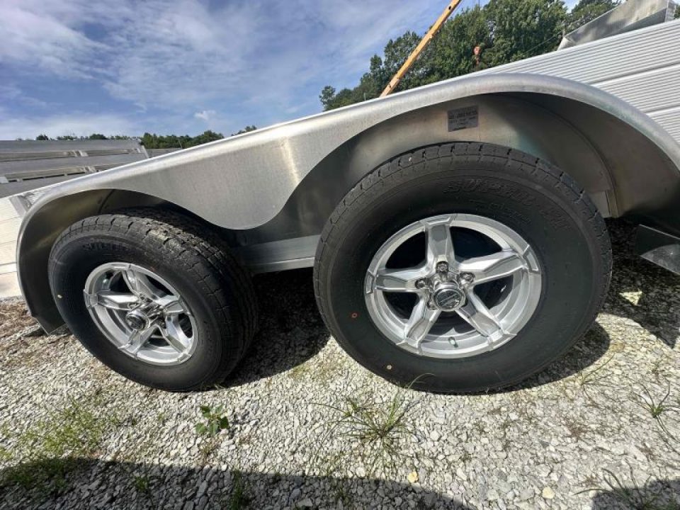 New 2022 Aluma 8118TA-EL-R-BT-SR Utility Trailer