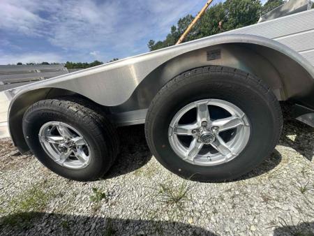 New 2022 Aluma 8118TA-EL-R-BT-SR Utility Trailer