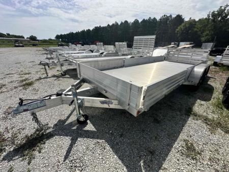 New 2022 Aluma 8118TA-EL-R-BT-SR Utility Trailer