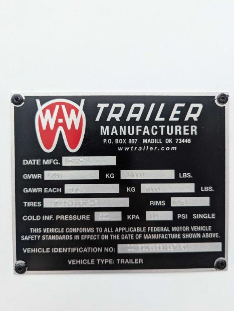 New 2025 W-W Trailer Cargo Carrier Cargo / Enclosed Trailer