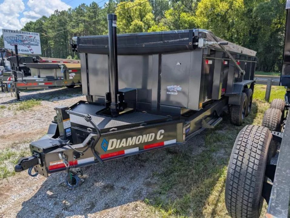 New 2025 Diamond C Trailers LPT208 Dump Trailer