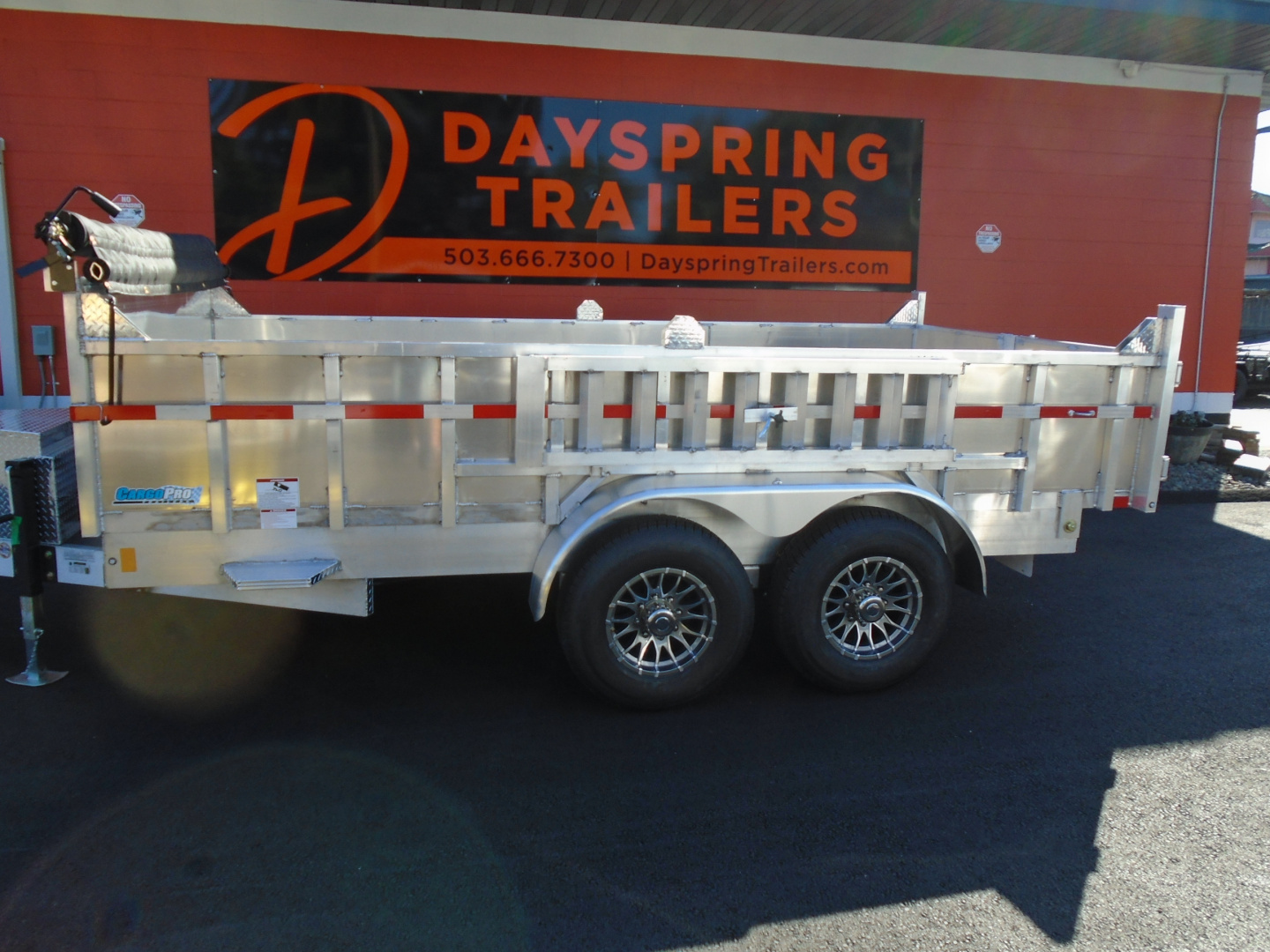 New 2026 CargoPro Trailers 7X14 DUMP 14K Dump Trailer