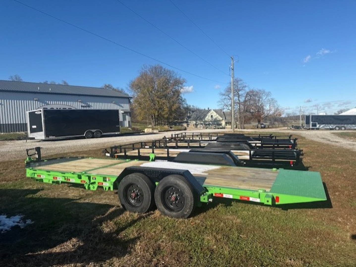 New 2026 Liberty 22' 16K 8" I BEAM (16' tilt +6' stationary) Tilt Trailer
