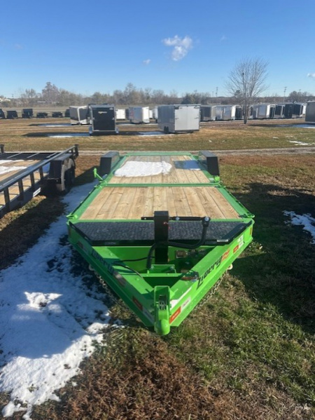 New 2026 Liberty 22' 16K 8" I BEAM (16' tilt +6' stationary) Tilt Trailer