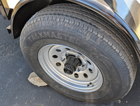 New 2026 Next Gen 6.5X14 Single 5.2k Axle Utility Trailer Tube Top Rail