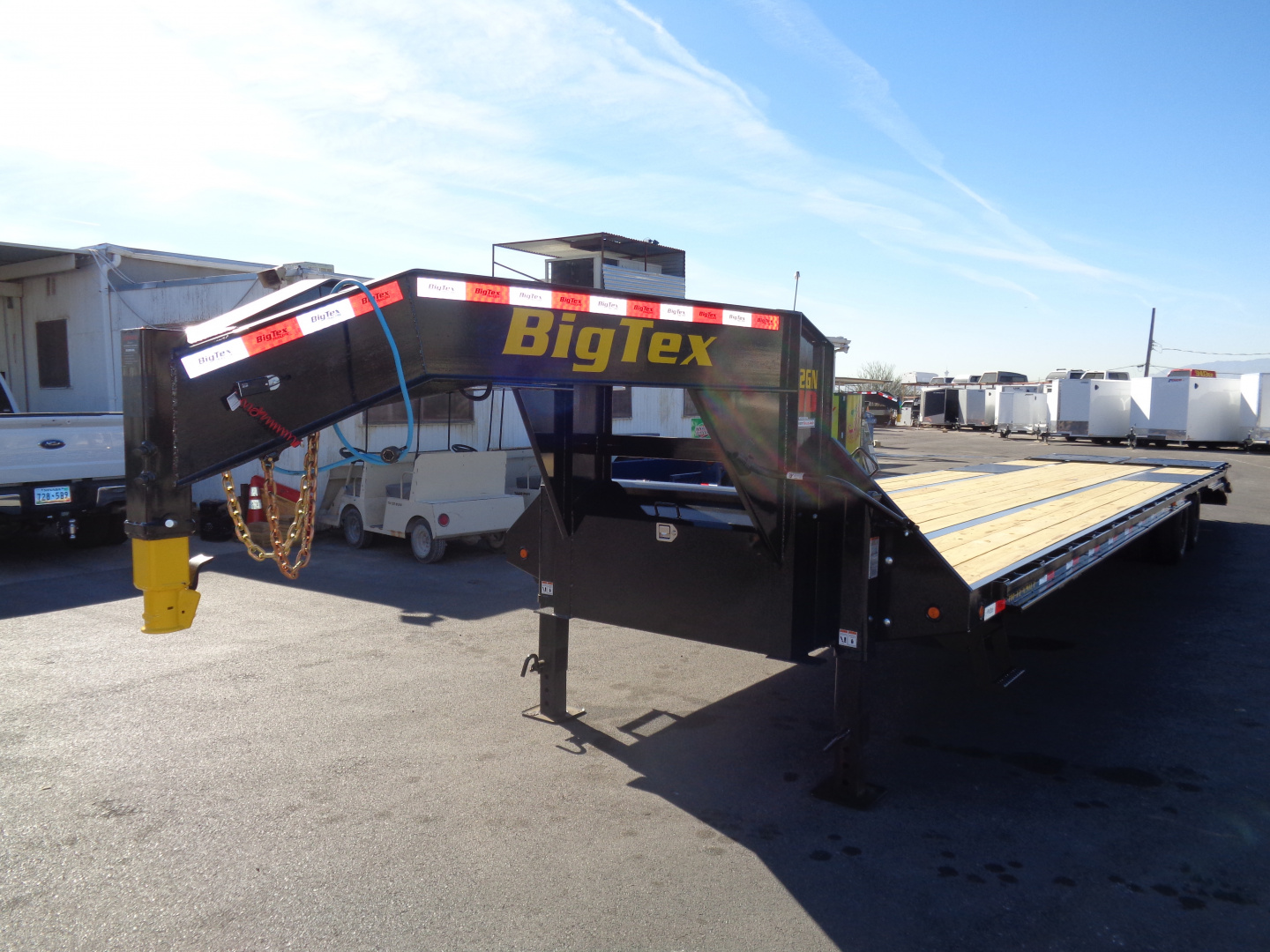 New 2026 Big Tex Trailer * 22GN-40D5A * 40ft Tandem Dual Wheel Gooseneck Trailer W/ Mega Ramps