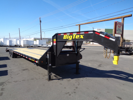 New 2026 Big Tex Trailer * 22GN-40D5A * 40ft Tandem Dual Wheel Gooseneck Trailer W/ Mega Ramps