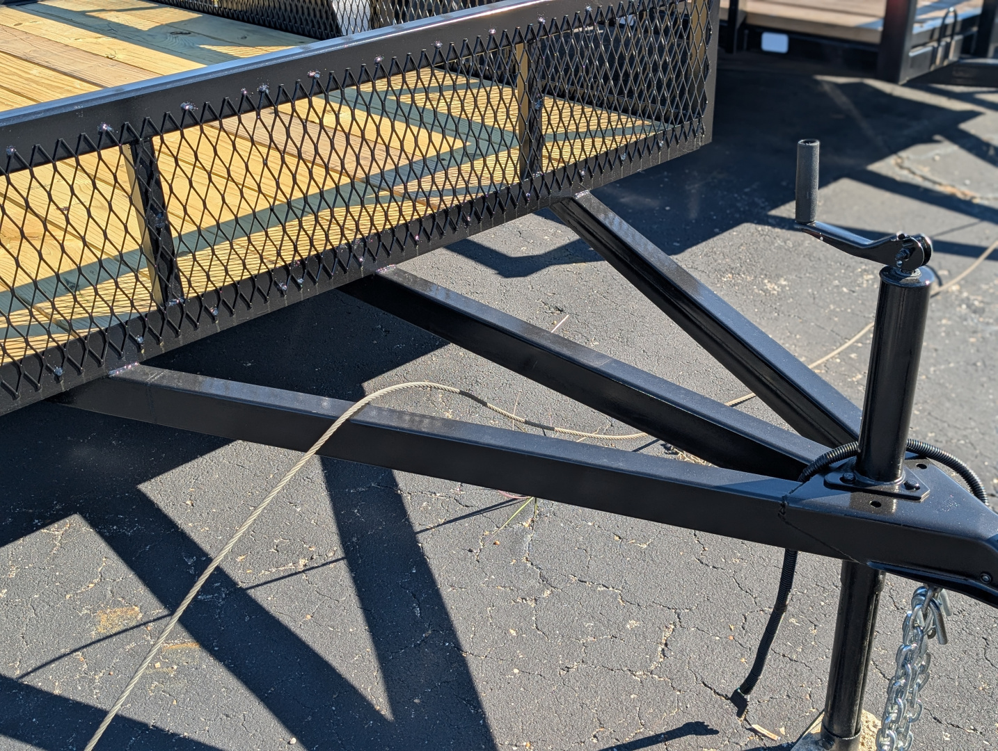 New 2026 Next Gen 6.5X10 Single 3.5k Axle Utility Trailer Tube Top Rail Mesh Sides