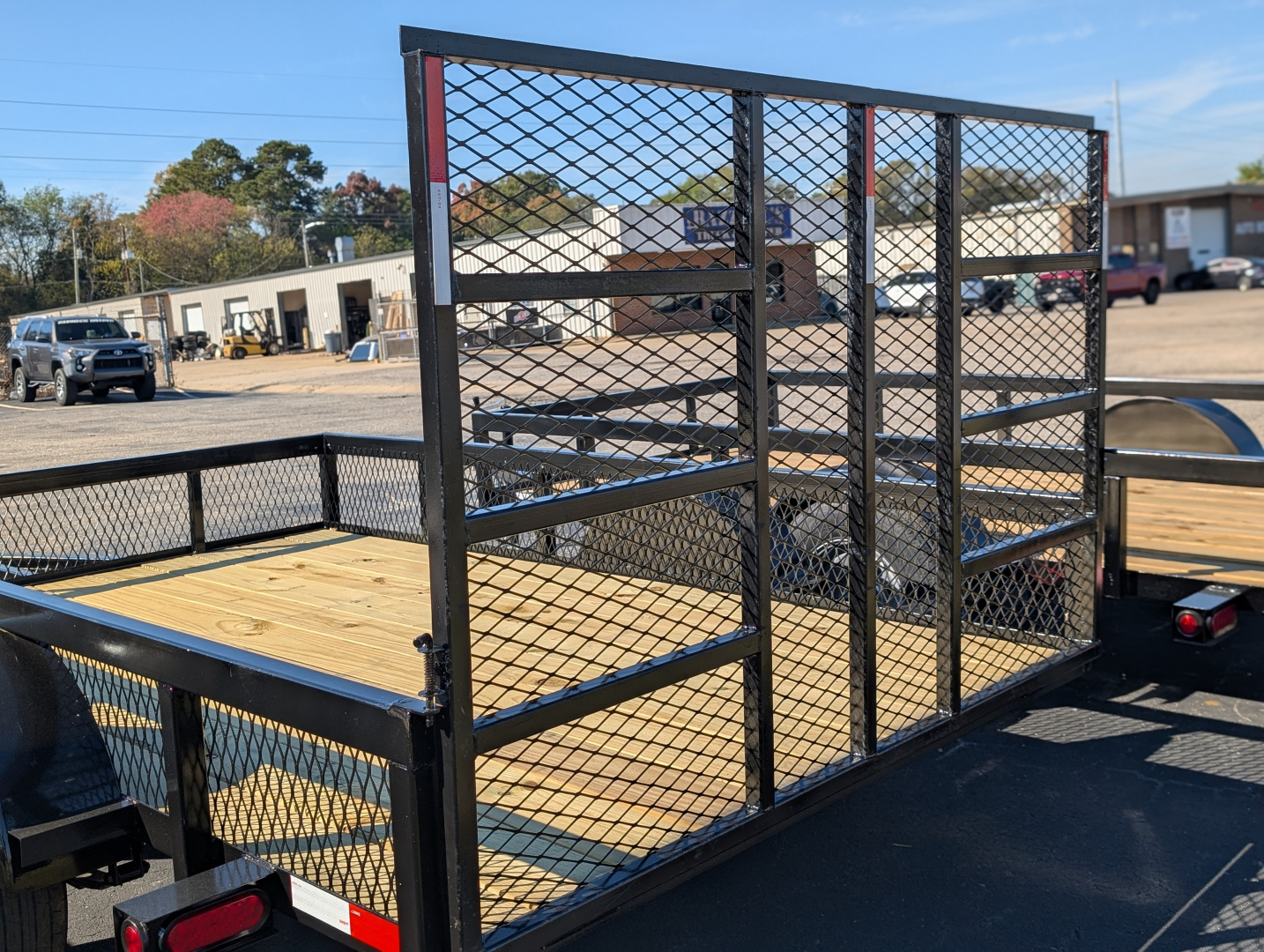 New 2026 Next Gen 6.5X10 Single 3.5k Axle Utility Trailer Tube Top Rail Mesh Sides