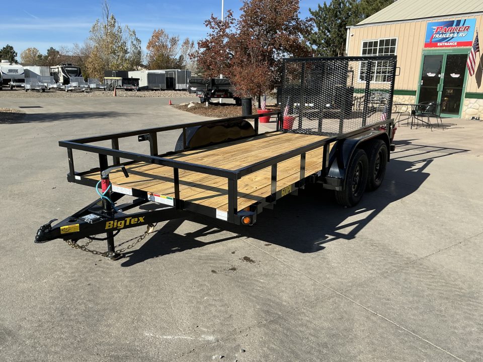 New 2026 Big Tex 60PI-14BK Utility Trailer