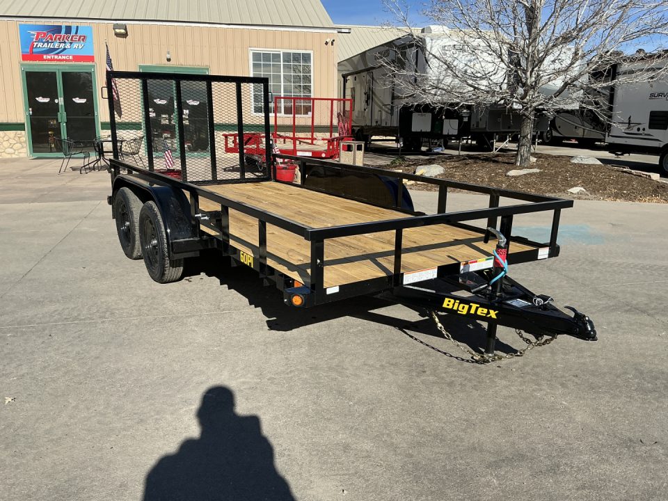 New 2026 Big Tex 60PI-14BK Utility Trailer