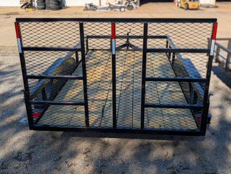 New 2026 Next Gen 6.5X12 Tandem 3.5K Axle Utility Trailer Tube Top Rail