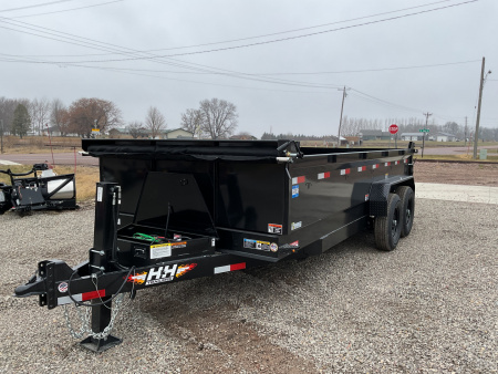 New 2025 H&H Trailers H8316DBW-B-140 Dump Trailer
