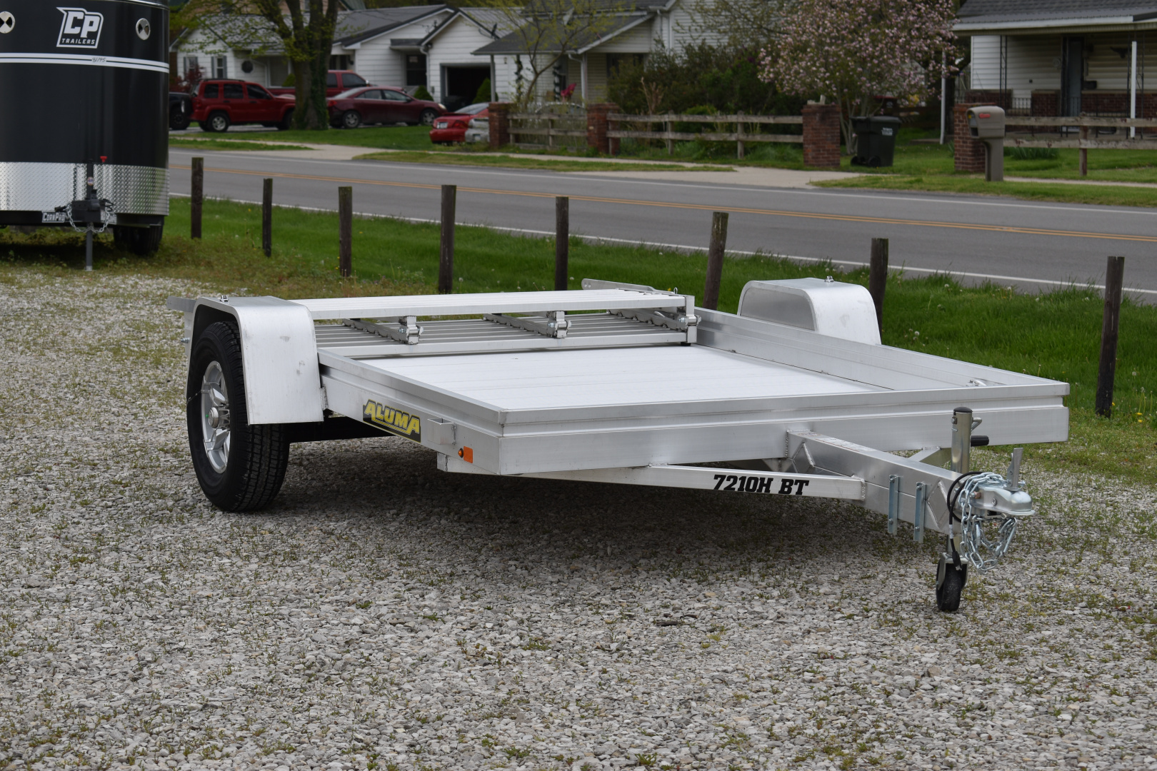 New 2027 Aluma 7210H-BT Utility Trailer
