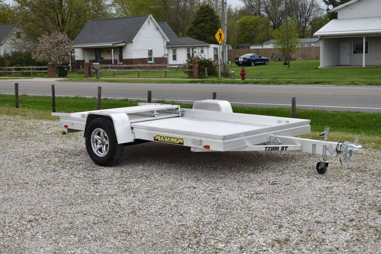 New 2027 Aluma 7210H-BT Utility Trailer