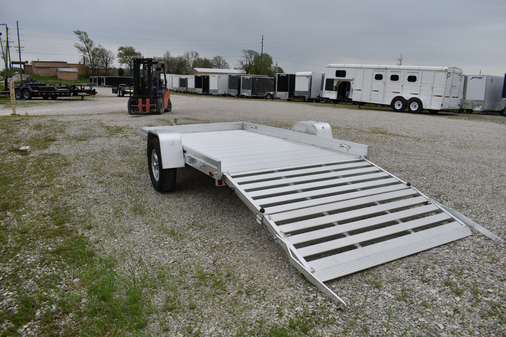 New 2027 Aluma 7210H-BT Utility Trailer