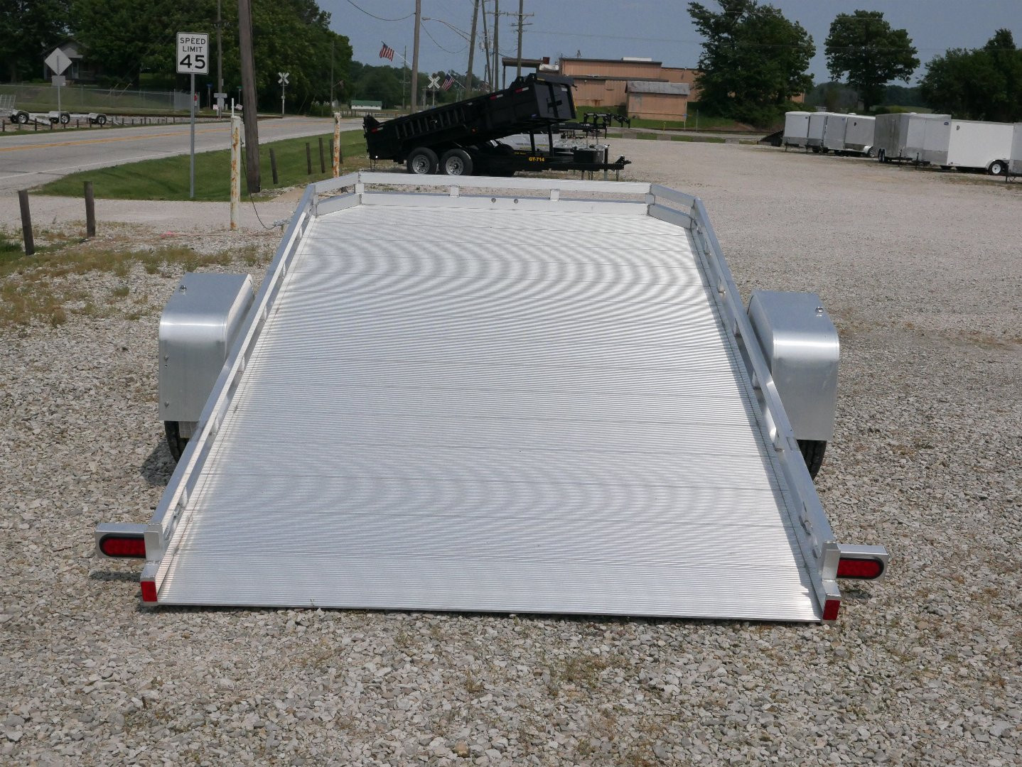 New 2026 Aluma 7712H-TILT Utility Trailer