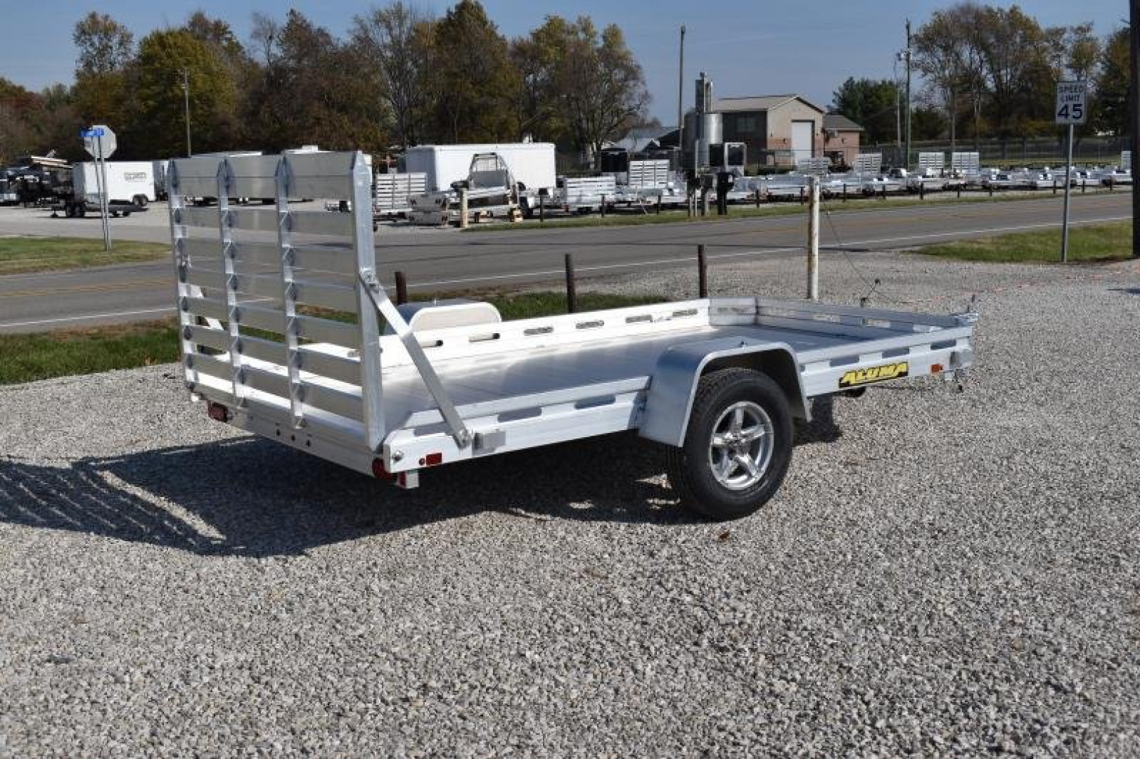 New 2026 Aluma 7712H-TG Utility Trailer