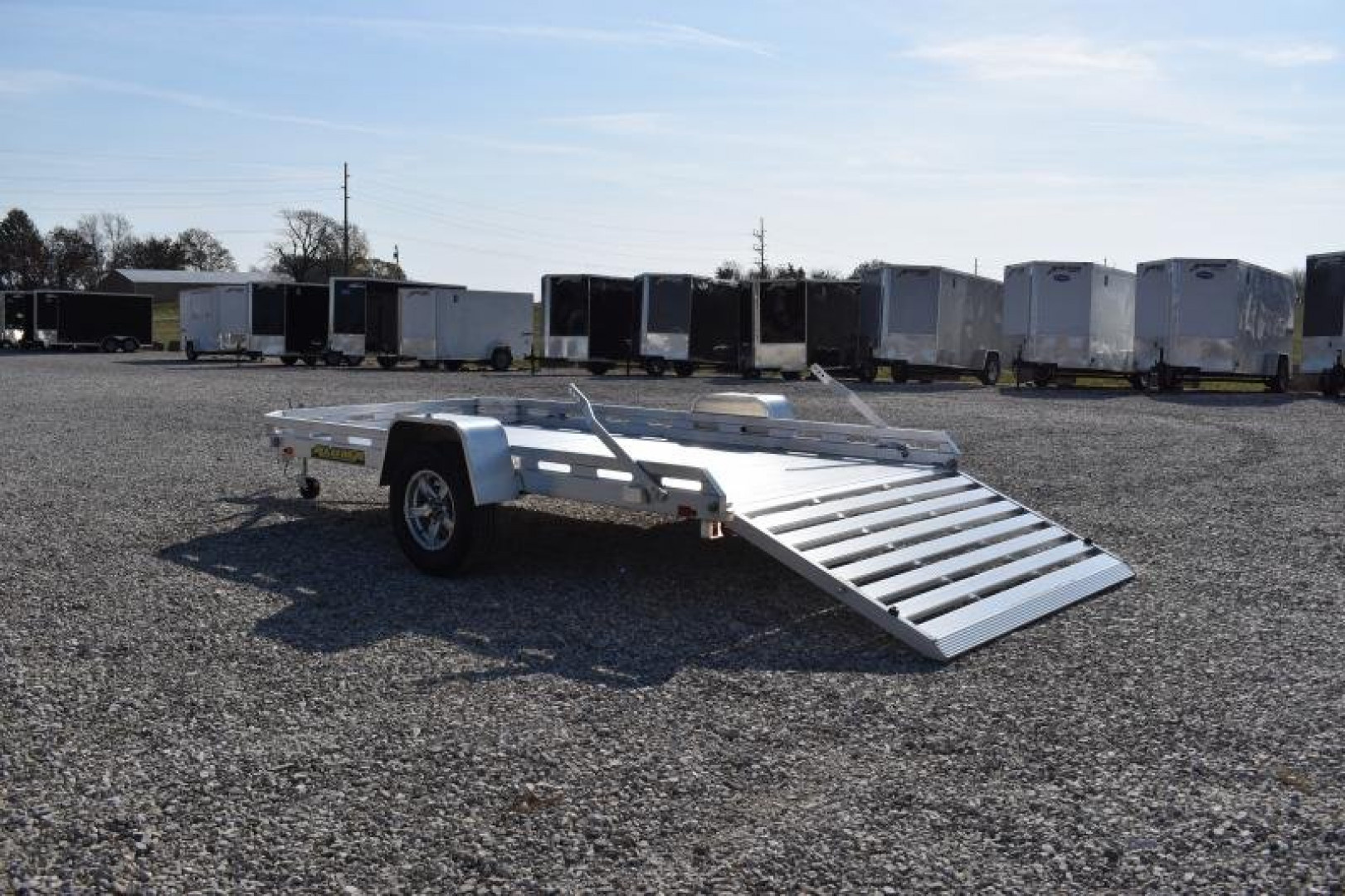 New 2026 Aluma 7712H-TG Utility Trailer