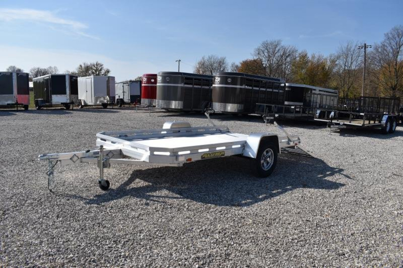 New 2026 Aluma 7712H-TG Utility Trailer