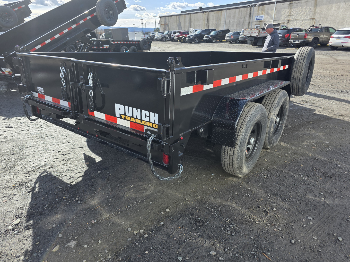 New 2026 Punch 7X14 14K Dump Trailer