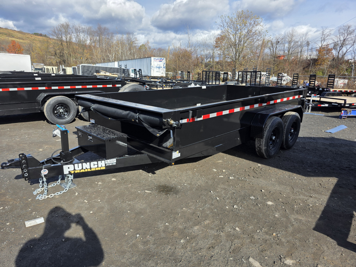 New 2026 Punch 7X14 14K Dump Trailer