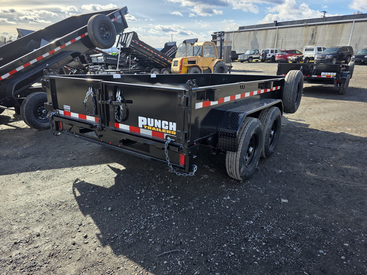 New 2026 Punch 7X14 14K Dump Trailer