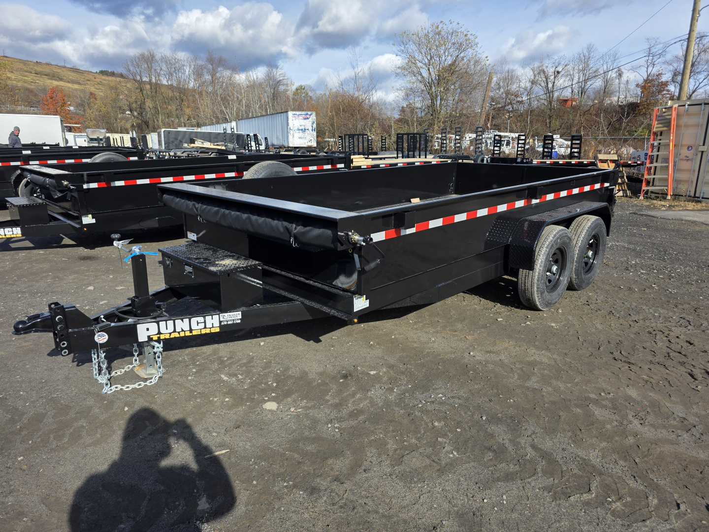 New 2026 Punch 7X14 14K Dump Trailer