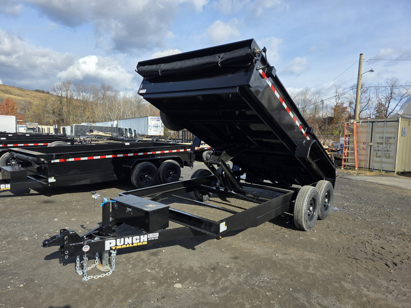 New 2026 Punch 7X14 14K Dump Trailer