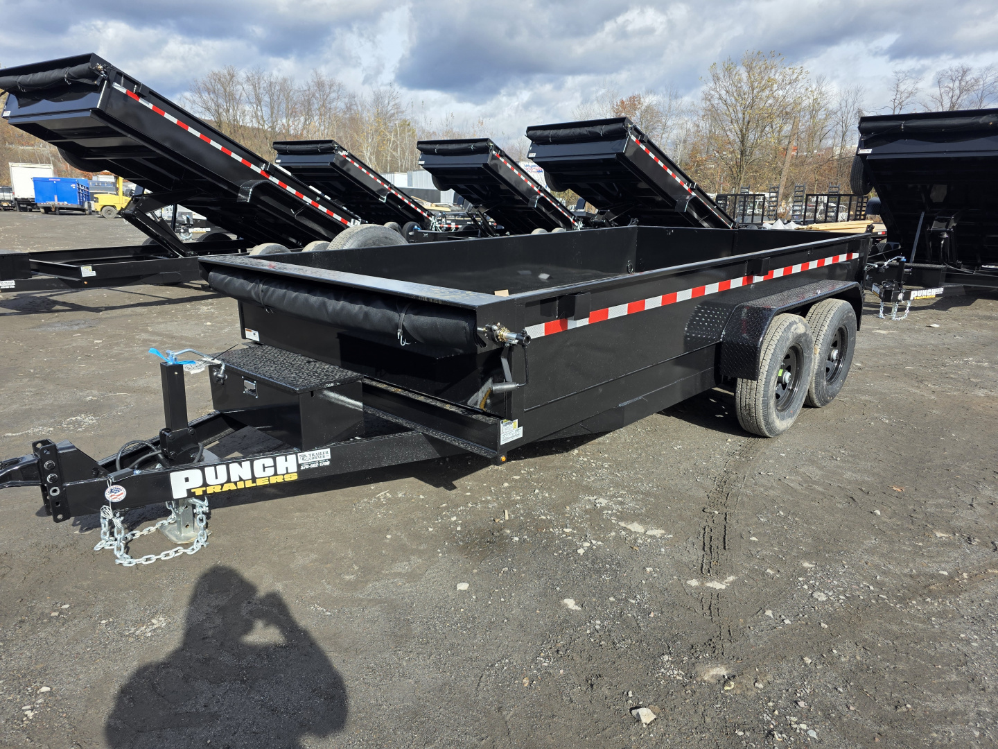 New 2026 Punch 7X14 14K Dump Trailer