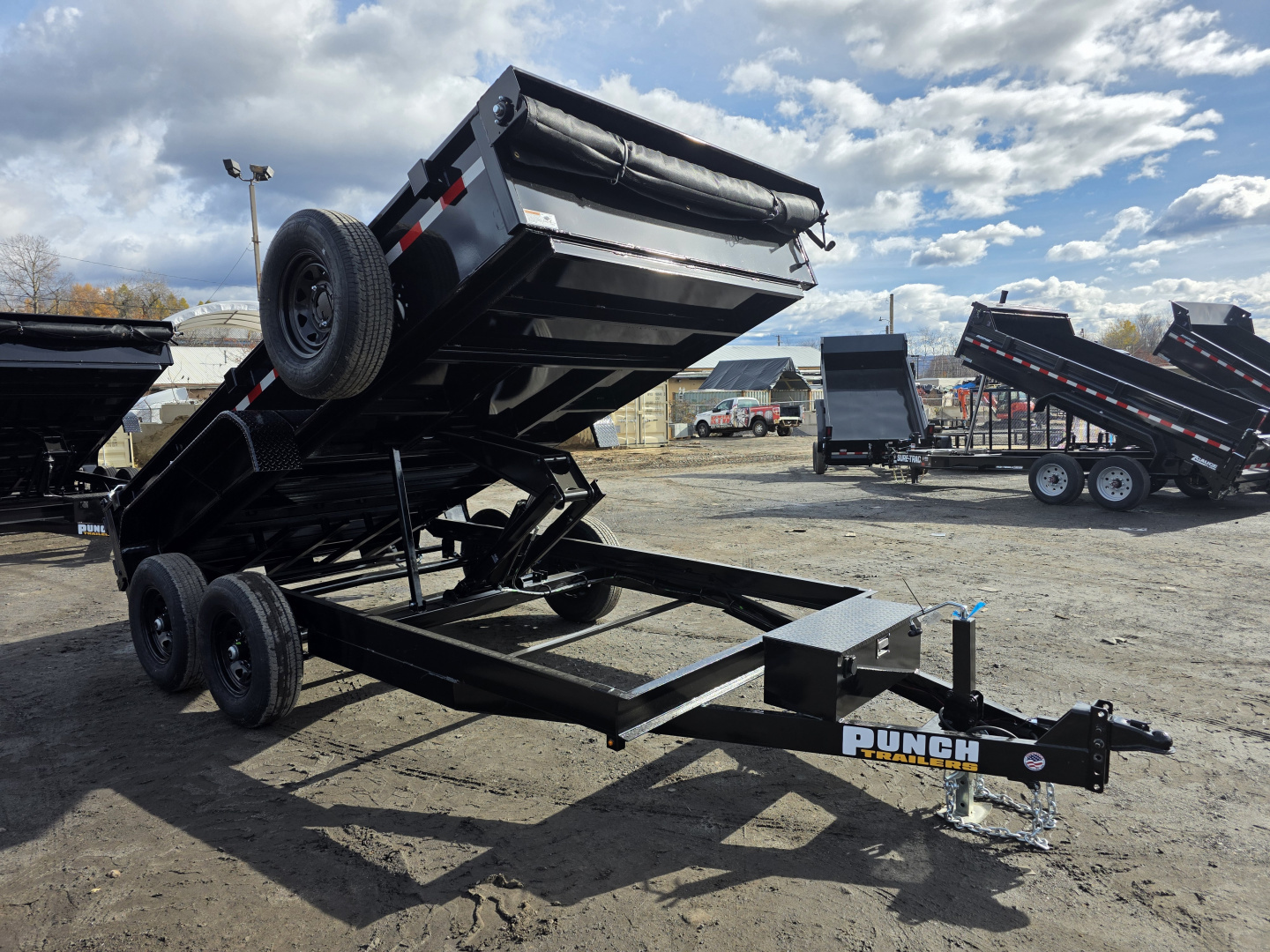 New 2026 Punch 7X14 14K Dump Trailer